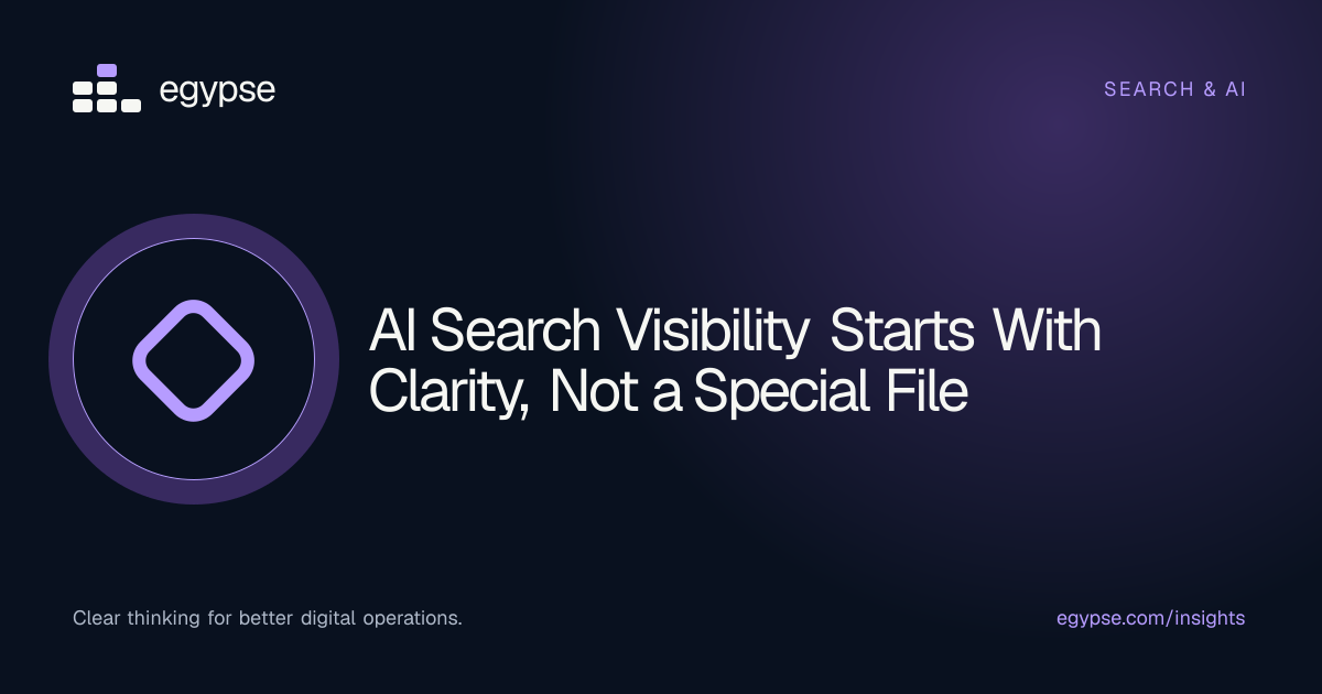 Knowledge graph connecting a company identity to searchable answers