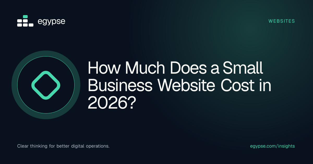 Abstract website pricing plan with scope blocks and a budget scale